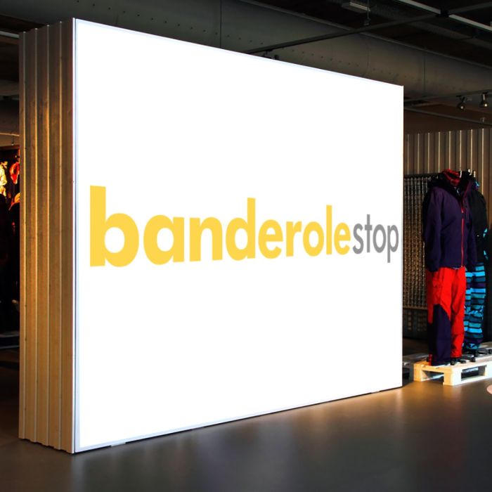 Bâche textile écologique et rétro éclairable