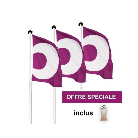 Fabrication de drapeau supporter personnalisé au motif ou logo de votre  choix, à l'image de votre entreprise ou association - Lyon, Villeurbanne,  Villefranche-sur-Saône, Paris - OPE FIVE - OPE FIVE