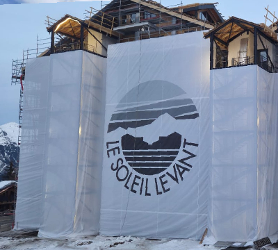 Banderole pour chantiers et BTP