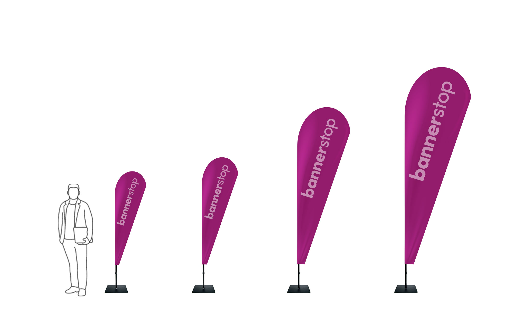 Drapeau Publicitaire forme Fortuna