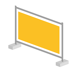 Banderole de chantier